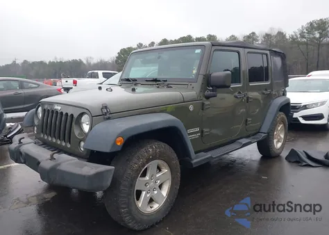 2016 Jeep Wrangler Unlimited Sport из США, поврежденный, VIN 1C4BJWDG0GL145063